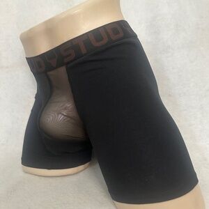 Stud Mesh Crotch Boxer Briefs Large 34-42" waist Cotton / polyester / spandex